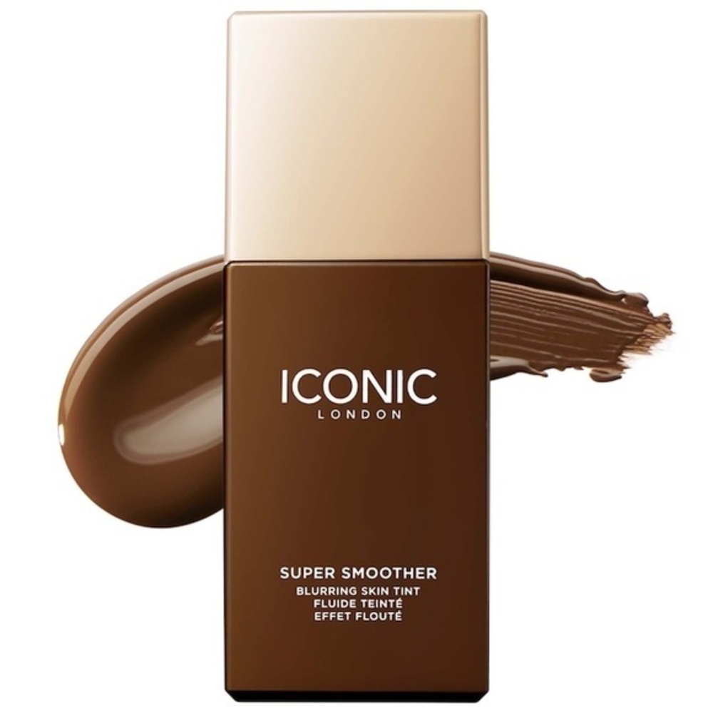 ✨ NEW IN BOX ICONIC London Super Smoother Blurring Skin Tint - Golden Rich 30ml